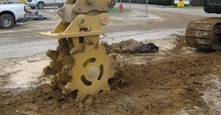 New Excavator Compaction Wheel 